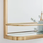 Seamless Rectangle Wall Mirror with Shelf - Image 6