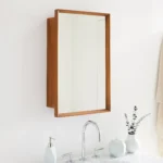 Hulz Mid-Century Bathroom Mirror Cabinet - Image 6