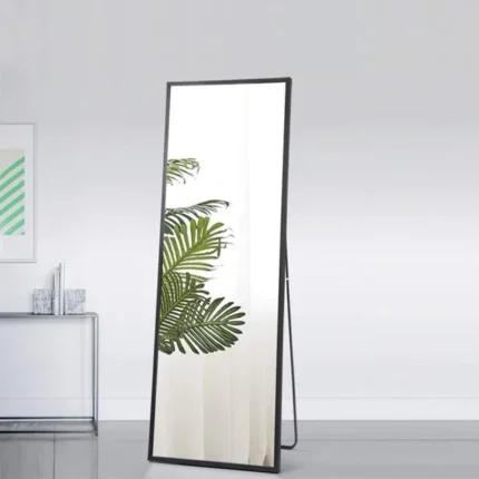 Metalia Free-standing Mirror With A Metal Frame