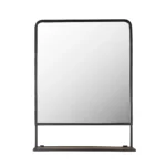 Pelti Metal Wall Mirror with Shelf - Image 3