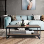Madera Two Tier Coffee Table with Storage - Image 3