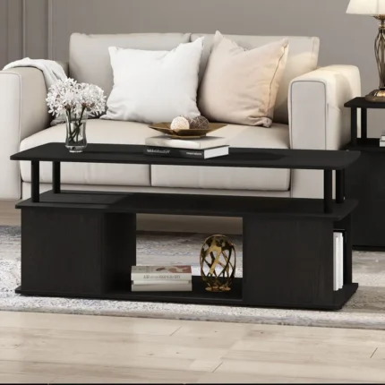Cayo Black Rectangle Coffee Table