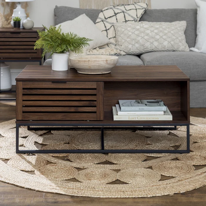 0006498_trevo-wood-and-metal-coffee-table-with-storage.webp Trevo Wood and Metal Coffee Table with Storage - Image 1