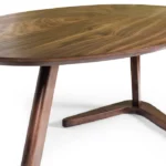 Doya Oval Wood Coffee Table - Brown - Image 7