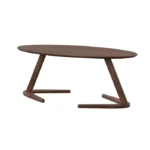 Doya Oval Wood Coffee Table - Brown - Image 8