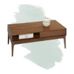 Simzi Wooden Coffee Table With a Drawer - Image 4