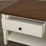 Vallia Wooden Coffee table with Storage - Image 4