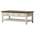 Vallia Wooden Coffee table with Storage - Image 7