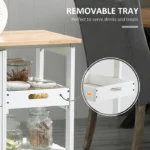 Kulinos Small Kitchen Island with Wheels - Image 6