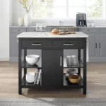 Flury Small Kitchen Island with storage - Image 2