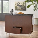 Klassi Kitchen Island with Granite Top - Image 8