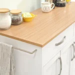 Algarro Wide Rolling Kitchen Cart - Image 4