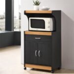 Masse Microwave Kitchen Cart with Open Storage - Image 2