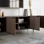 Sonama Wood TV Stand with Shelves - Image 5