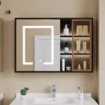 Dexy LED Mirror with Medicine Cabinet - Image 2