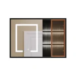 Dexy LED Mirror with Medicine Cabinet - Image 7