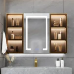 Zeddak LED Mirror With Medicine Cabinet - Image 4
