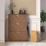 Sazia Wooden Shoe Storage Cabinet - Image 2
