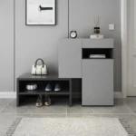 Stevalli Corner Shoe Storage Cabinet - Image 3