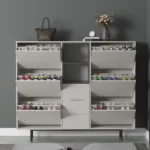 Etik Shoe Storage Cabinet With Turnover Doors - Image 4
