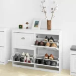 Posto Shoe Storage Cabinet - 4 Drawers - Image 2