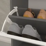 Cyvak Shoe Storage Cabinet - Grey & White - Image 5