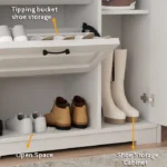 Separ Wood Shoe Storage Cabinet - Image 4