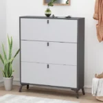 Recetar Shoe Storage Cabinet - 3 Folding Drawers