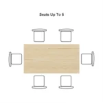 Timiz Rectangular Dining Table - Image 13
