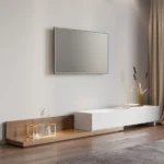 Seyra Wood Extendable TV Stand with 3-Drawers - Image 7