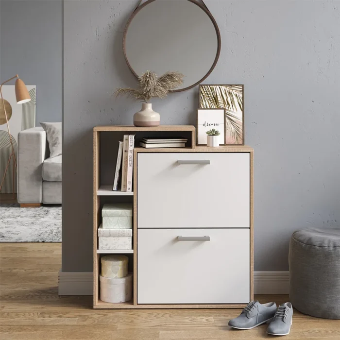 Jaska Flip Down Shoe Storage Cabinet - Image 1