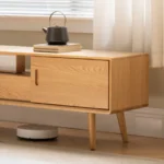 Rikka Natural wood TV table - Image 3