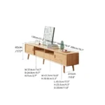 Rikka Natural wood TV table - Image 7