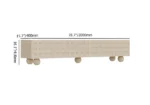 TV Table Raisint wood - Image 9