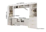 Macron TV table with storage unit - Image 11