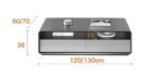 Helenville Modern Wood Coffee Table - 4 drawers - Image 6