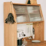 Clays Sideboard Natural wood with drawers and shelves - Image 3