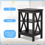 Monamor Natural wood Side table - Image 5
