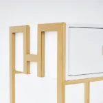 Jocise Modern White Side Table - One drawer - Image 8