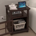 Cherelyn Natural Wood Side table