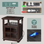 Cherelyn Natural Wood Side table - Image 7