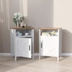 Wavey Natural wood Side table (set of 2 ) - Image 3