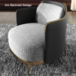 Debora-natural wood -arm chair - Image 2