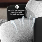 Debora-natural wood -arm chair - Image 13