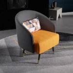 Selo leather Modern Arm chair - Image 3