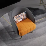 Selo leather Modern Arm chair - Image 6