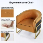 Metal chair leather - LAROCHE - Image 7