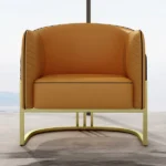 Metal chair leather - LAROCHE - Image 8