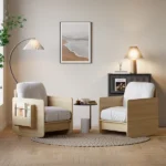 Vaio Wooden rocking chair - Image 6