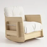 Vaio Wooden rocking chair - Image 7